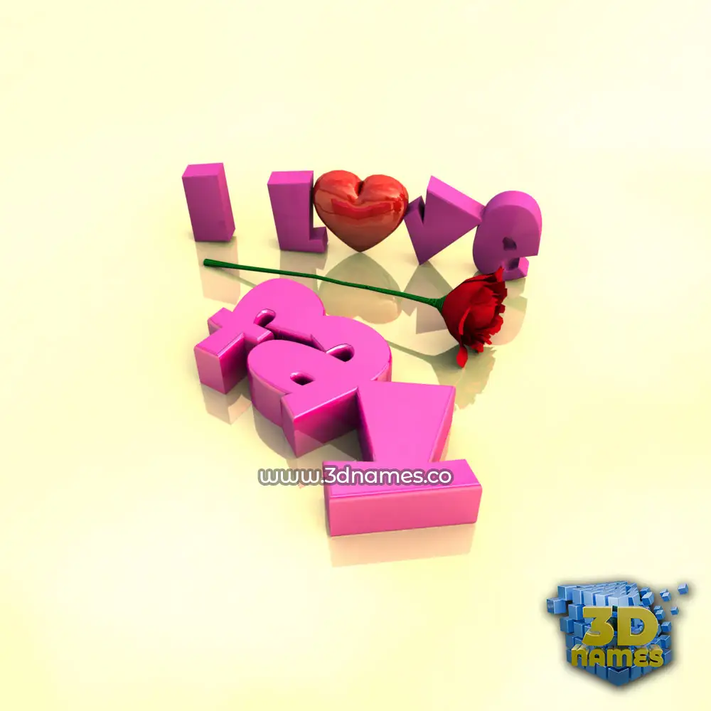 fay in I Love ??? style - 3D name wallpaper