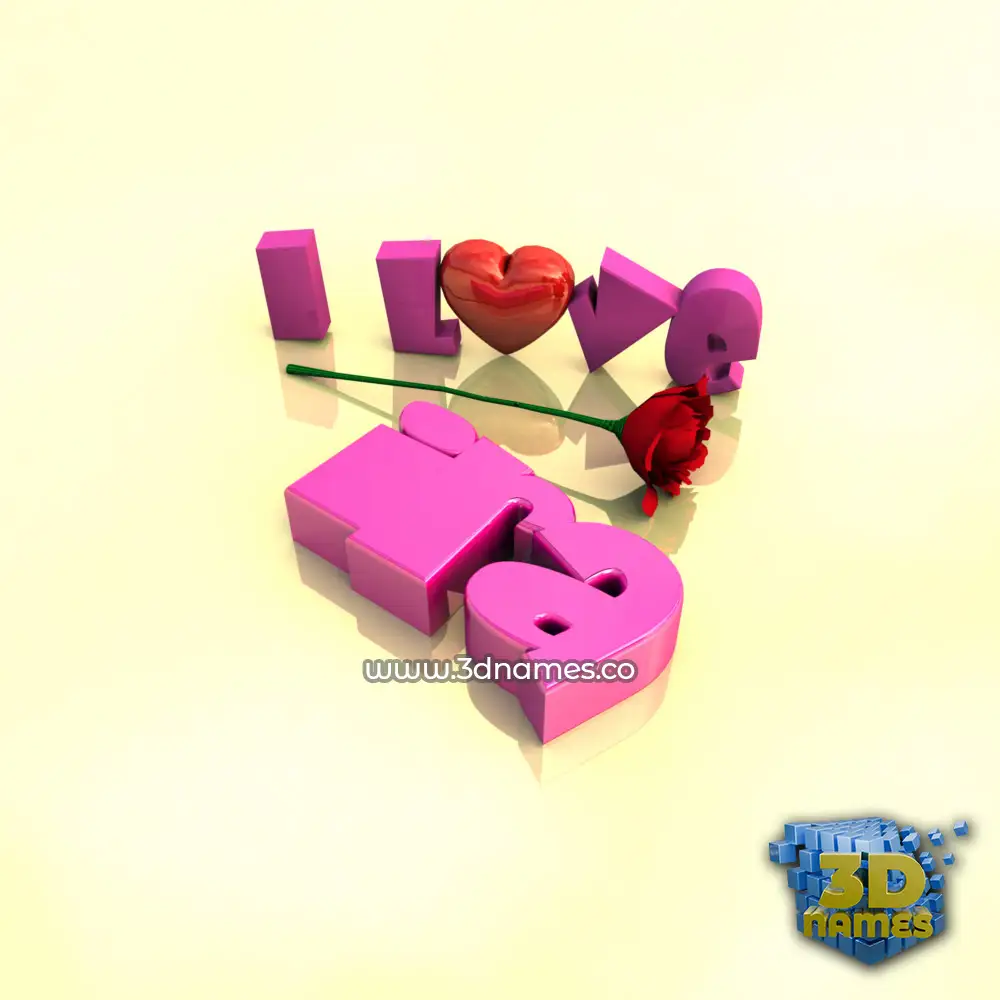 ira in I Love ??? style - 3D name wallpaper