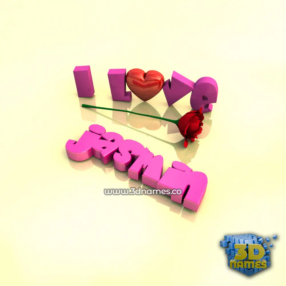 jasmin in I Love ??? style - 3D name wallpaper