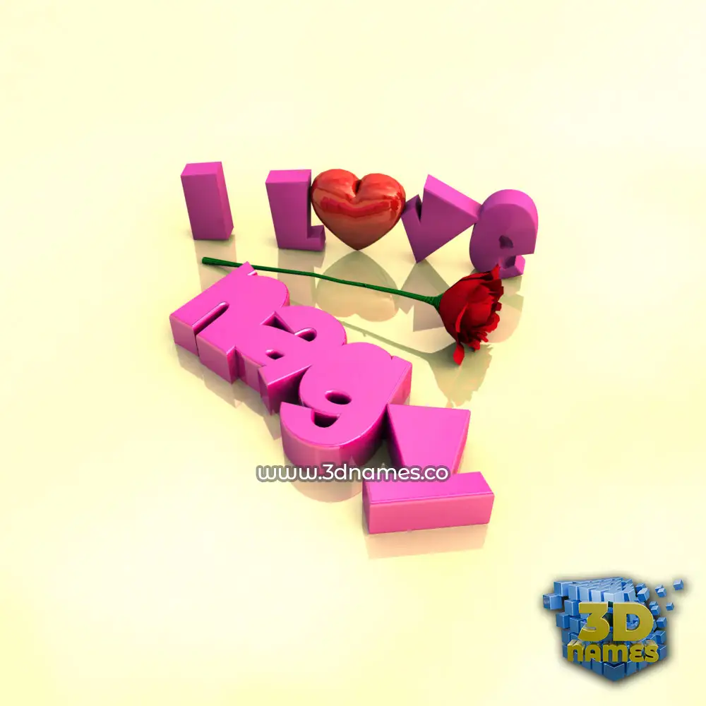 nagy in I Love ??? style - 3D name wallpaper