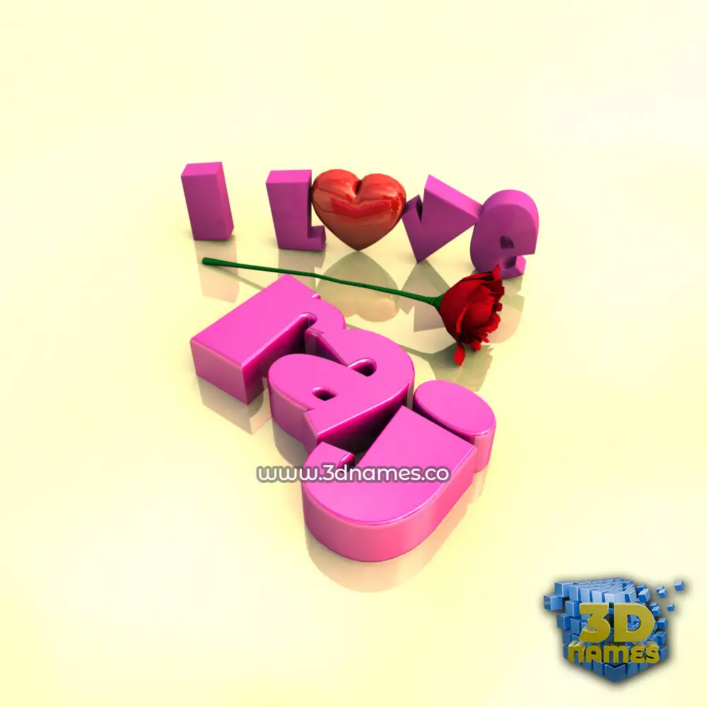 raj in I Love ??? style - 3D name wallpaper