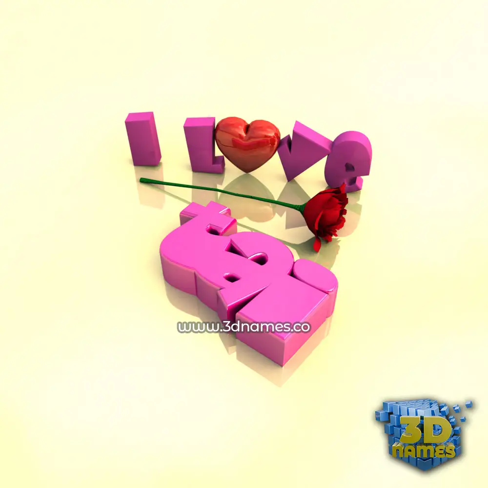 tai in I Love ??? style - 3D name wallpaper