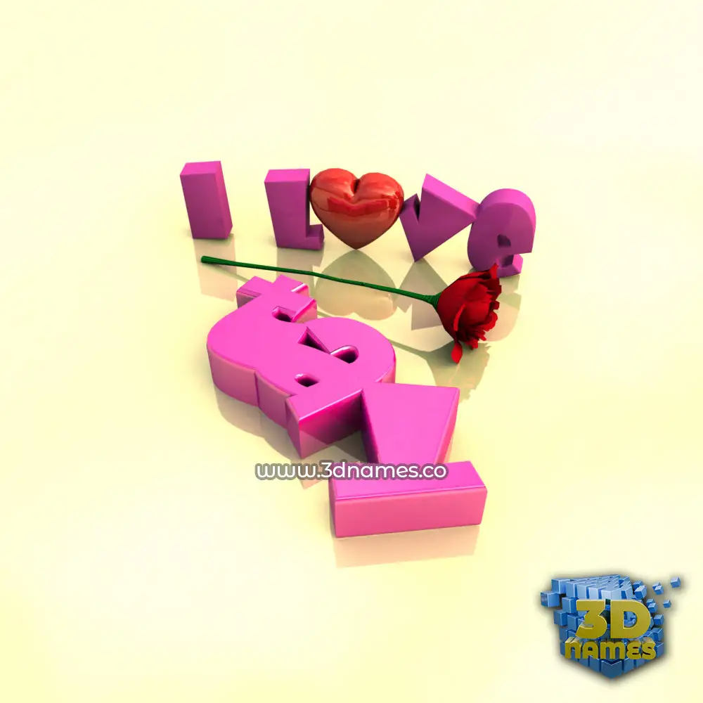 tay in I Love ??? style - 3D name wallpaper