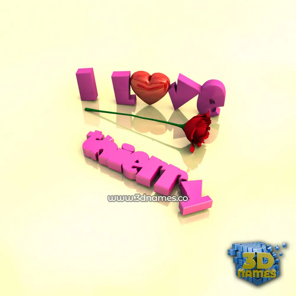 thierry in I Love ??? style - 3D name wallpaper