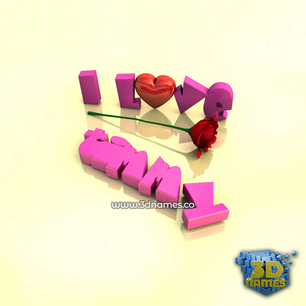 timmy in I Love ??? style - 3D name wallpaper