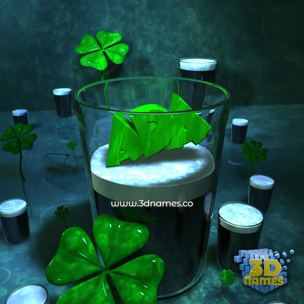 ada in Love Irish style - 3D name wallpaper