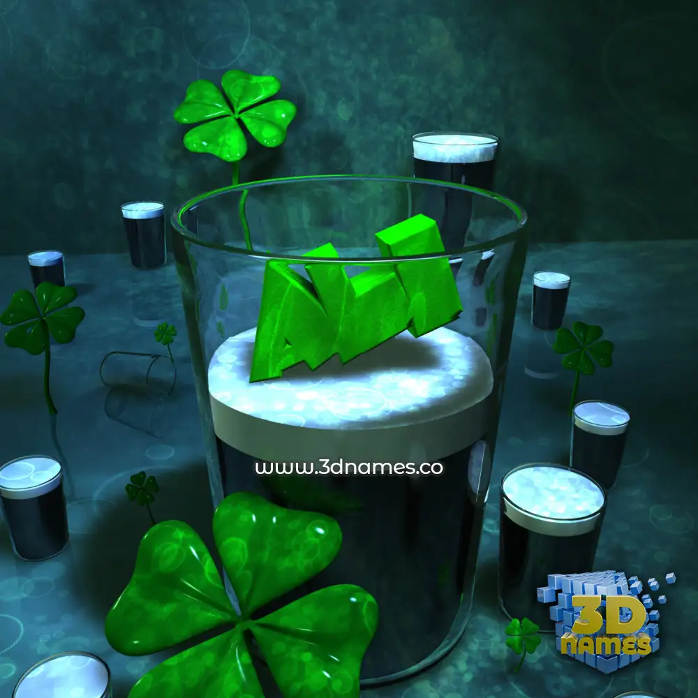 ali in Love Irish style - 3D name wallpaper