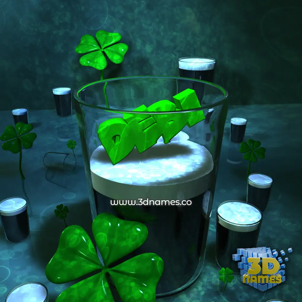 debi in Love Irish style - 3D name wallpaper