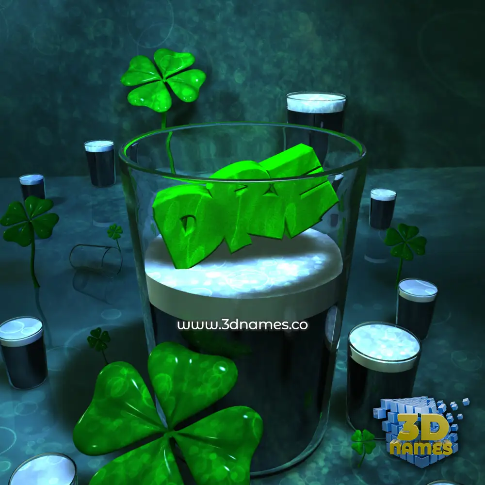 dre in Love Irish style - 3D name wallpaper