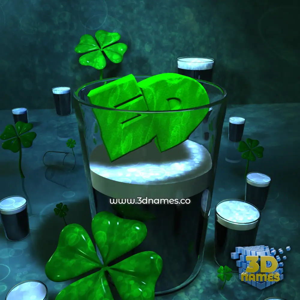 ed in Love Irish style - 3D name wallpaper
