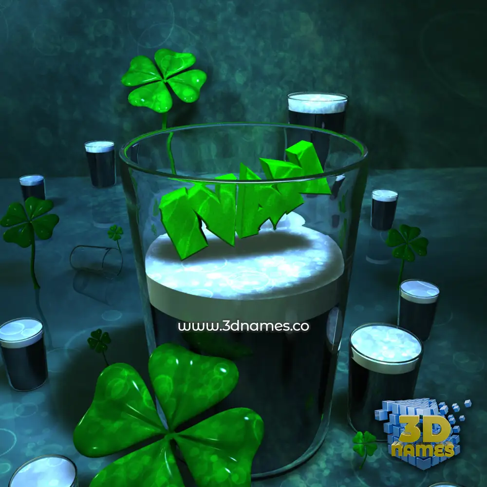 ivan in Love Irish style - 3D name wallpaper