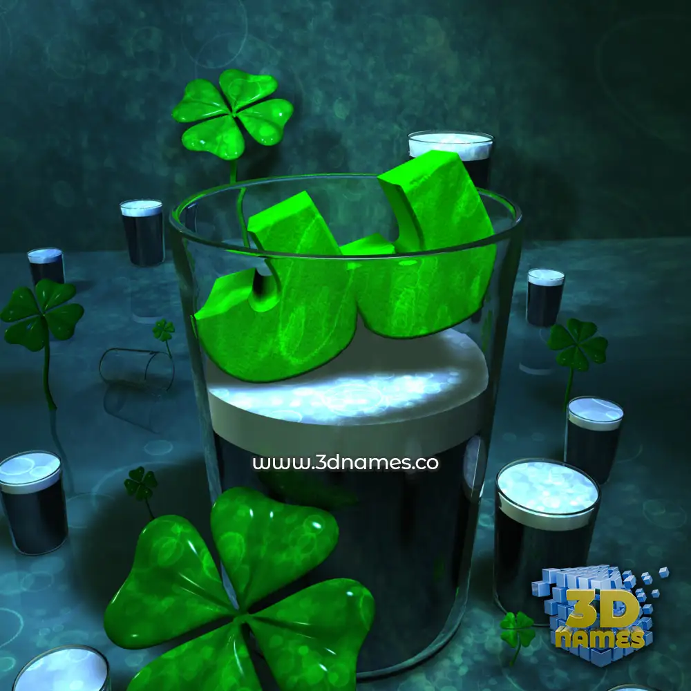 jj in Love Irish style - 3D name wallpaper