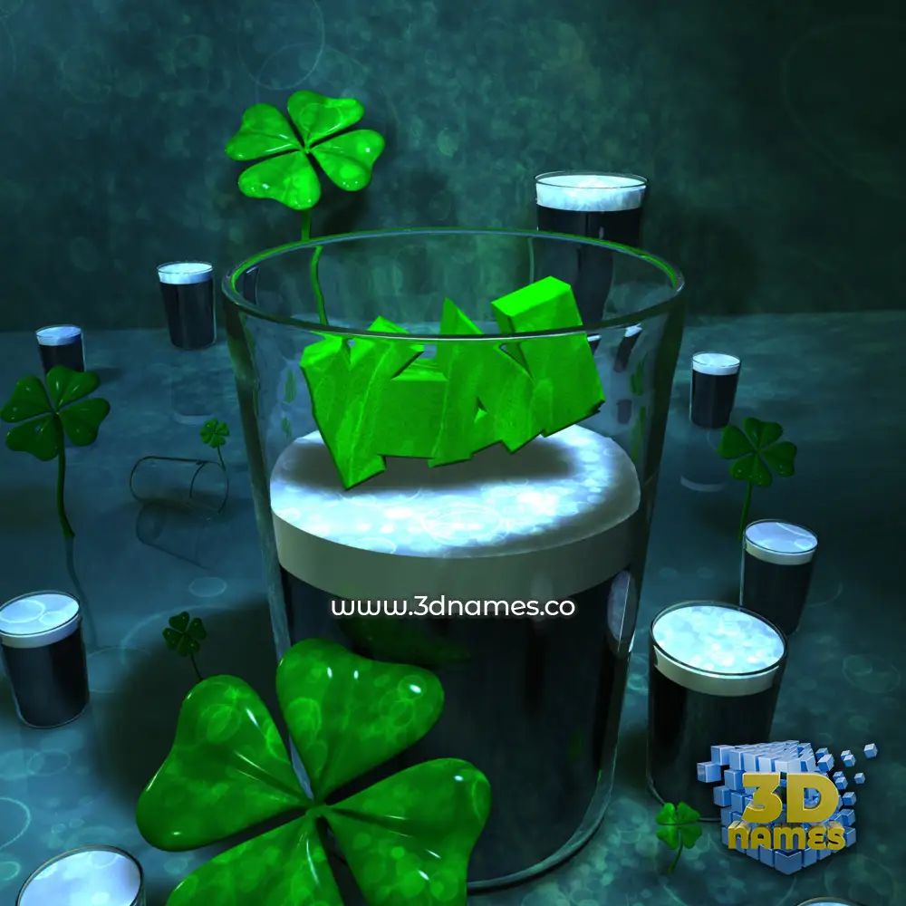 kai in Love Irish style - 3D name wallpaper