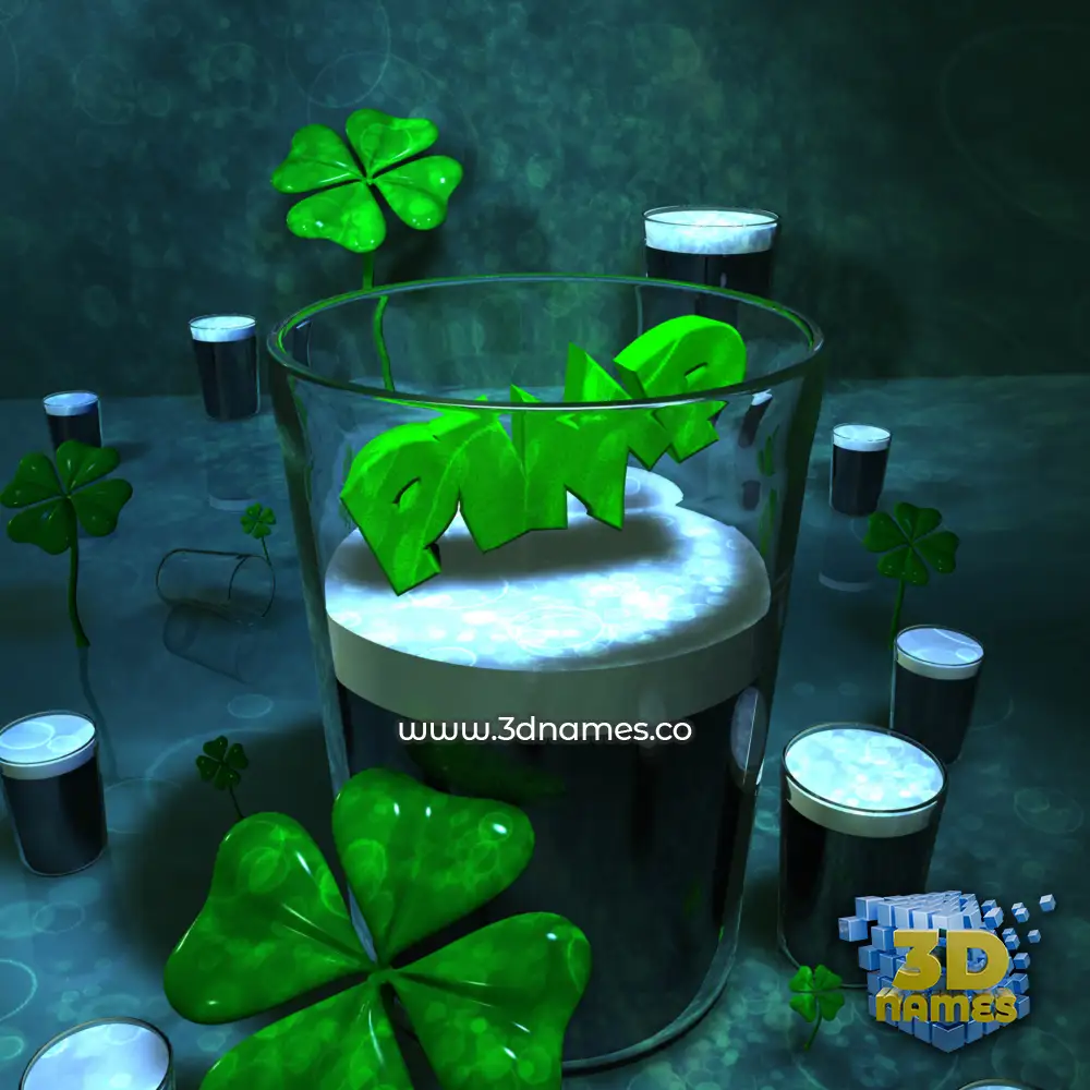 pimp in Love Irish style - 3D name wallpaper