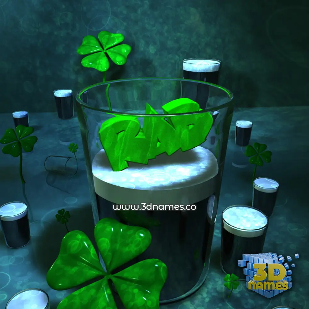 rab in Love Irish style - 3D name wallpaper