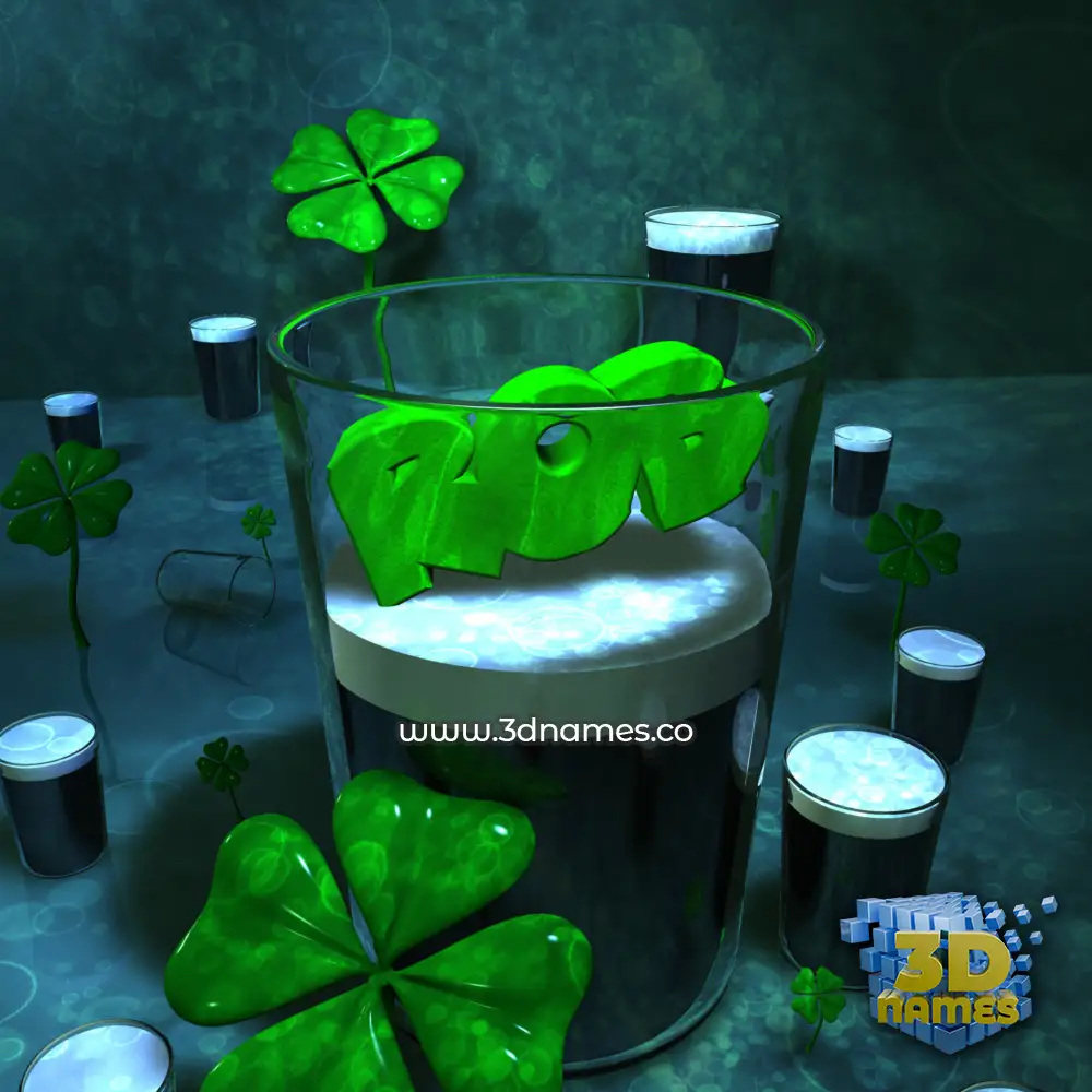 rob in Love Irish style - 3D name wallpaper