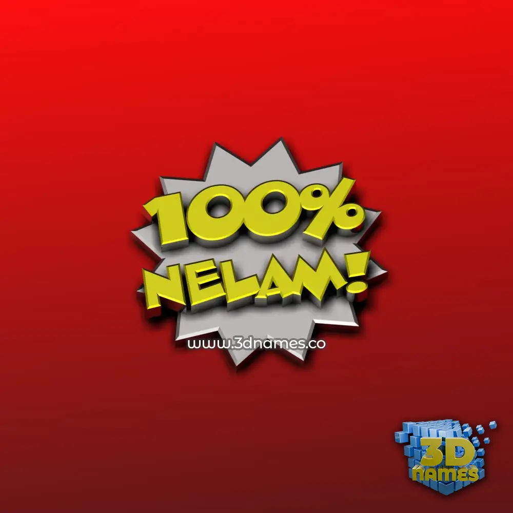 nelam in 100 Percent style - 3D name wallpaper