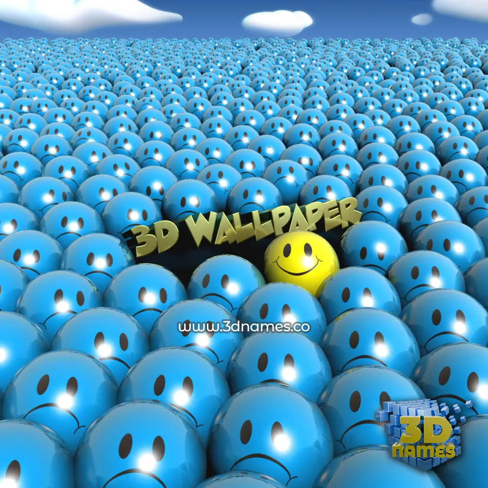 3d wallpaper in Special Smileys style - 3D name wallpaper