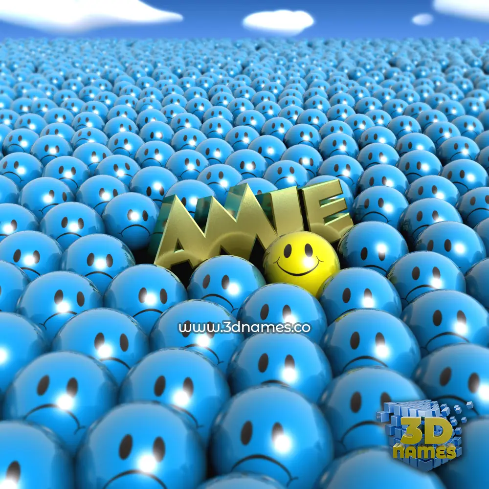 amie in Special Smileys style - 3D name wallpaper