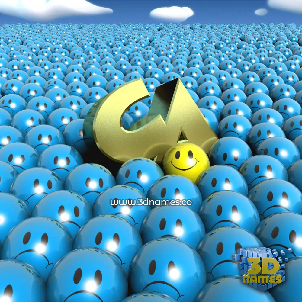 ca in Special Smileys style - 3D name wallpaper