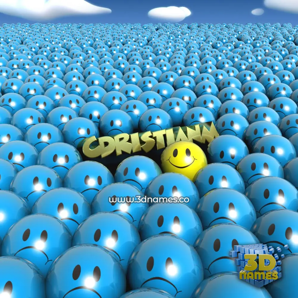 cdristianm in Special Smileys style - 3D name wallpaper