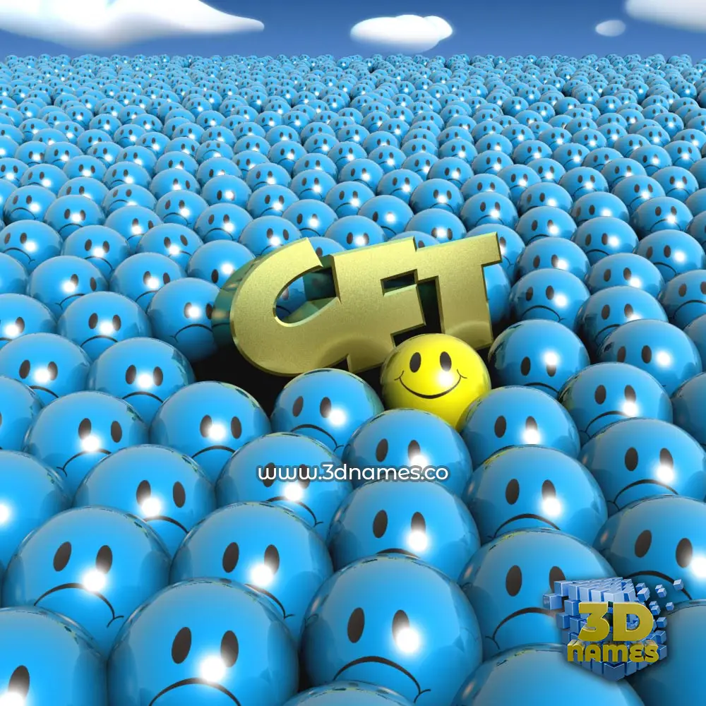 cft in Special Smileys style - 3D name wallpaper