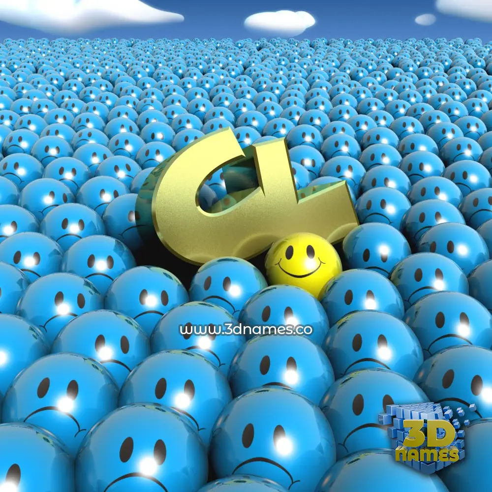 cl in Special Smileys style - 3D name wallpaper