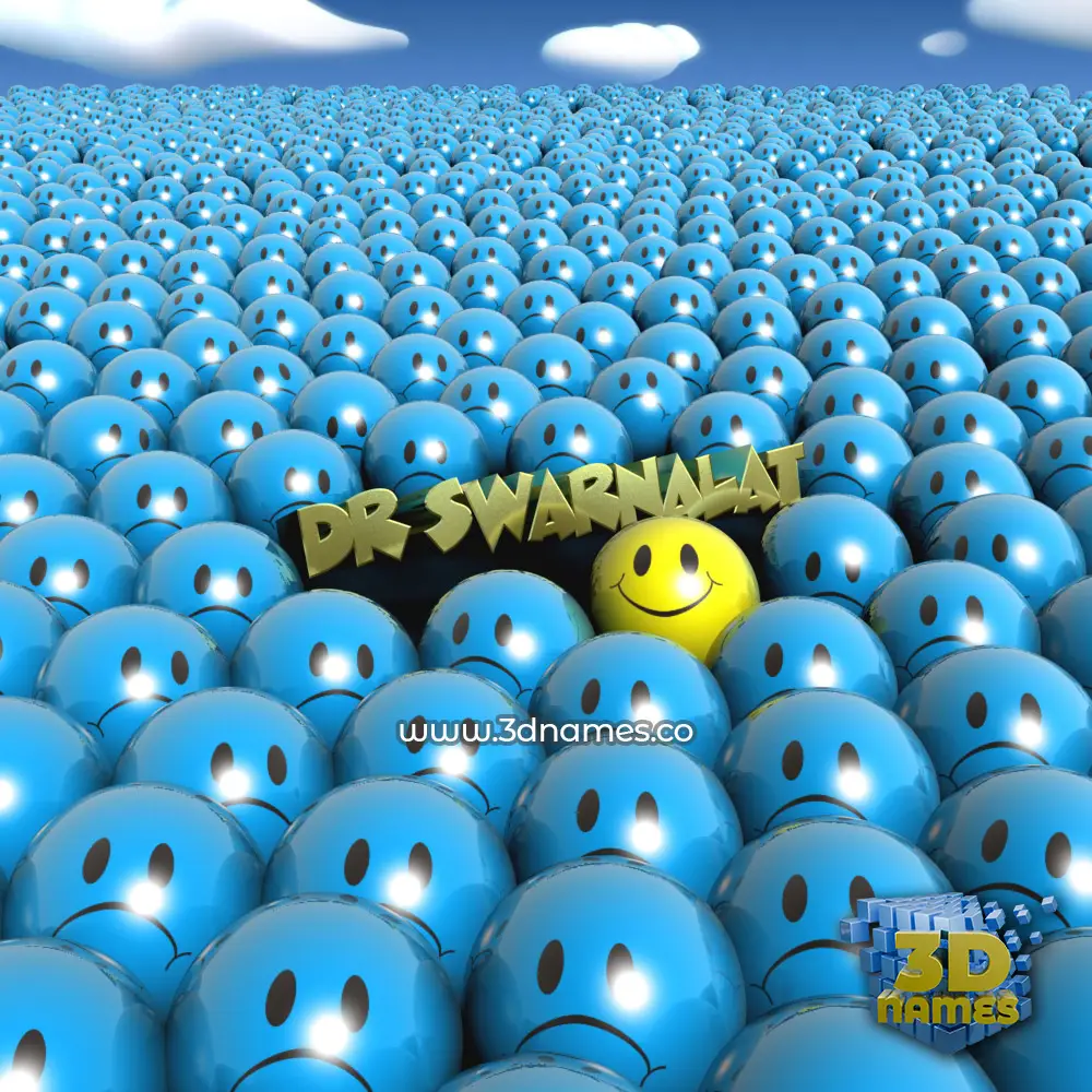 dr swarnalat in Special Smileys style - 3D name wallpaper