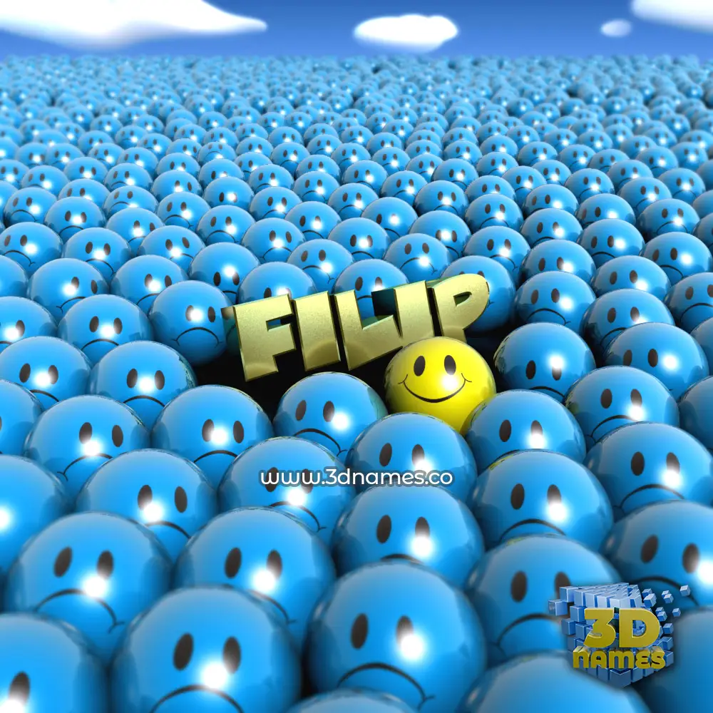 filip in Special Smileys style - 3D name wallpaper