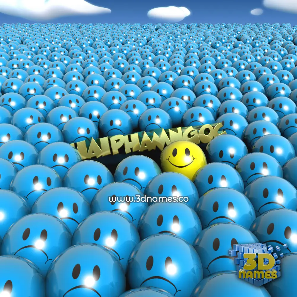 haiphamngoc in Special Smileys style - 3D name wallpaper