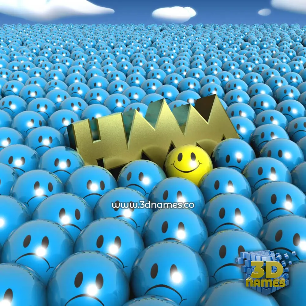 hmm in Special Smileys style - 3D name wallpaper