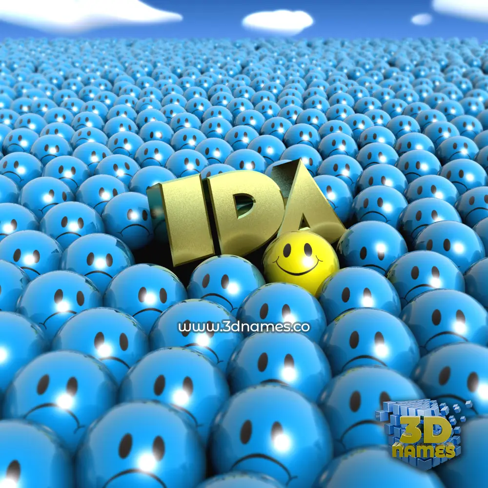 ida in Special Smileys style - 3D name wallpaper