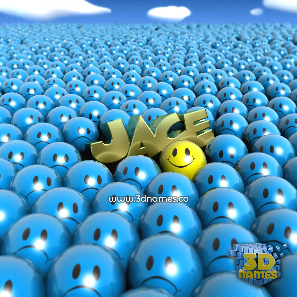jace in Special Smileys style - 3D name wallpaper