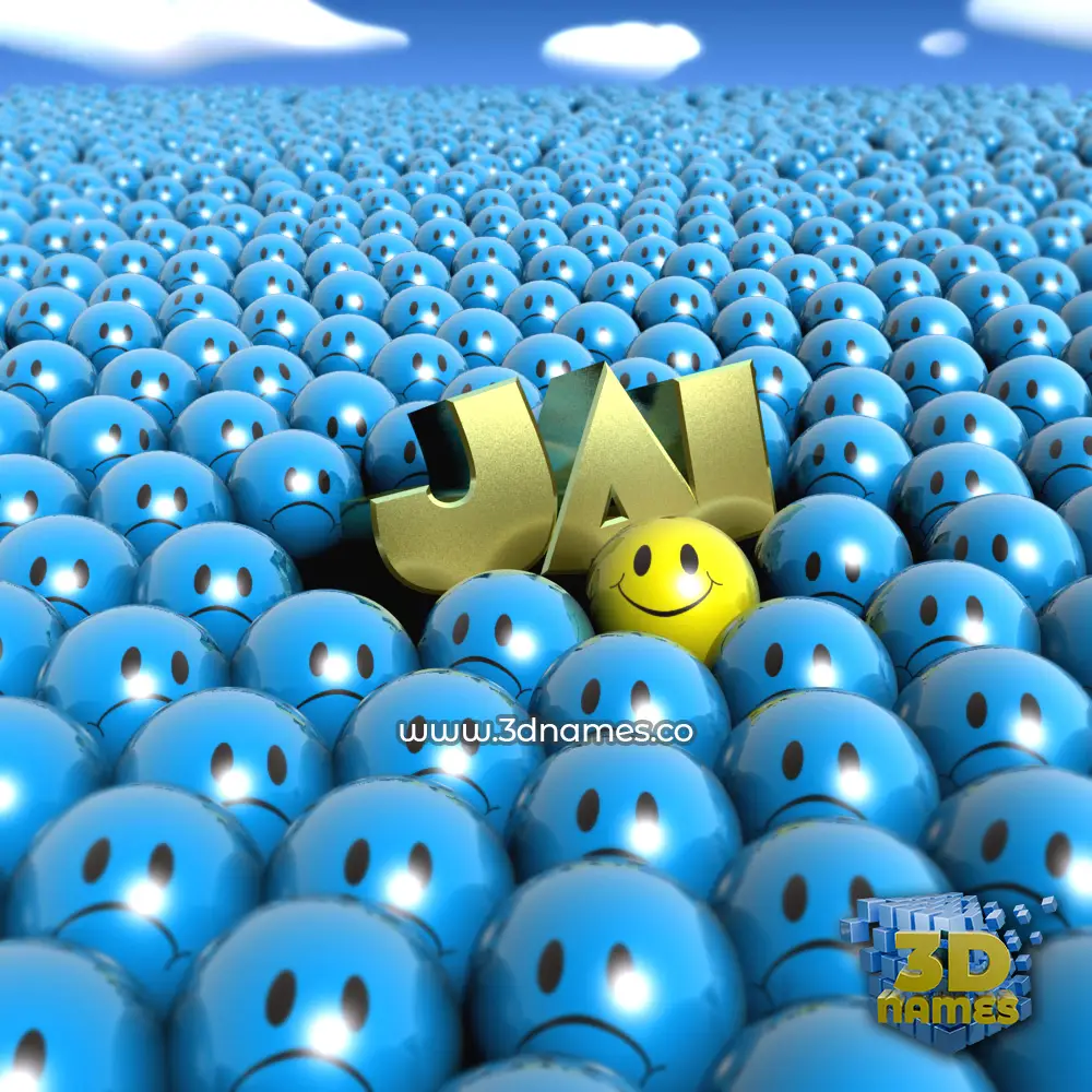 jai in Special Smileys style - 3D name wallpaper
