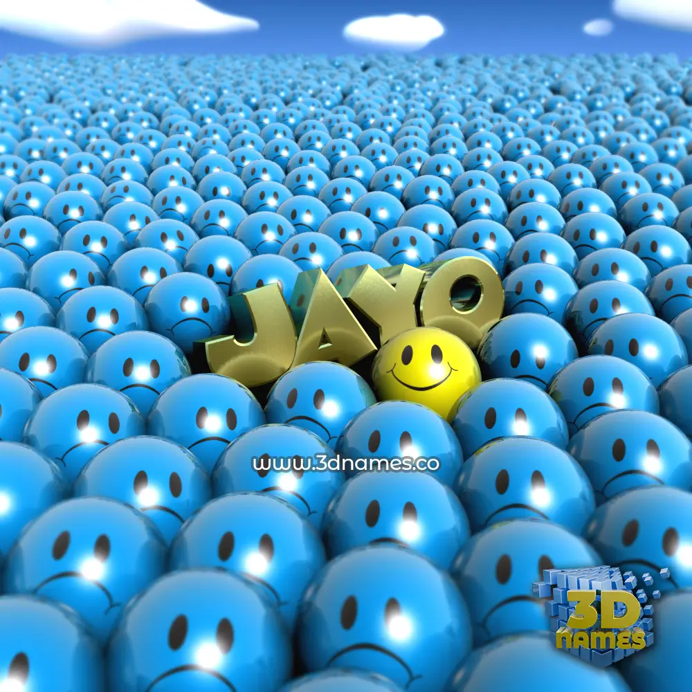 jayo in Special Smileys style - 3D name wallpaper