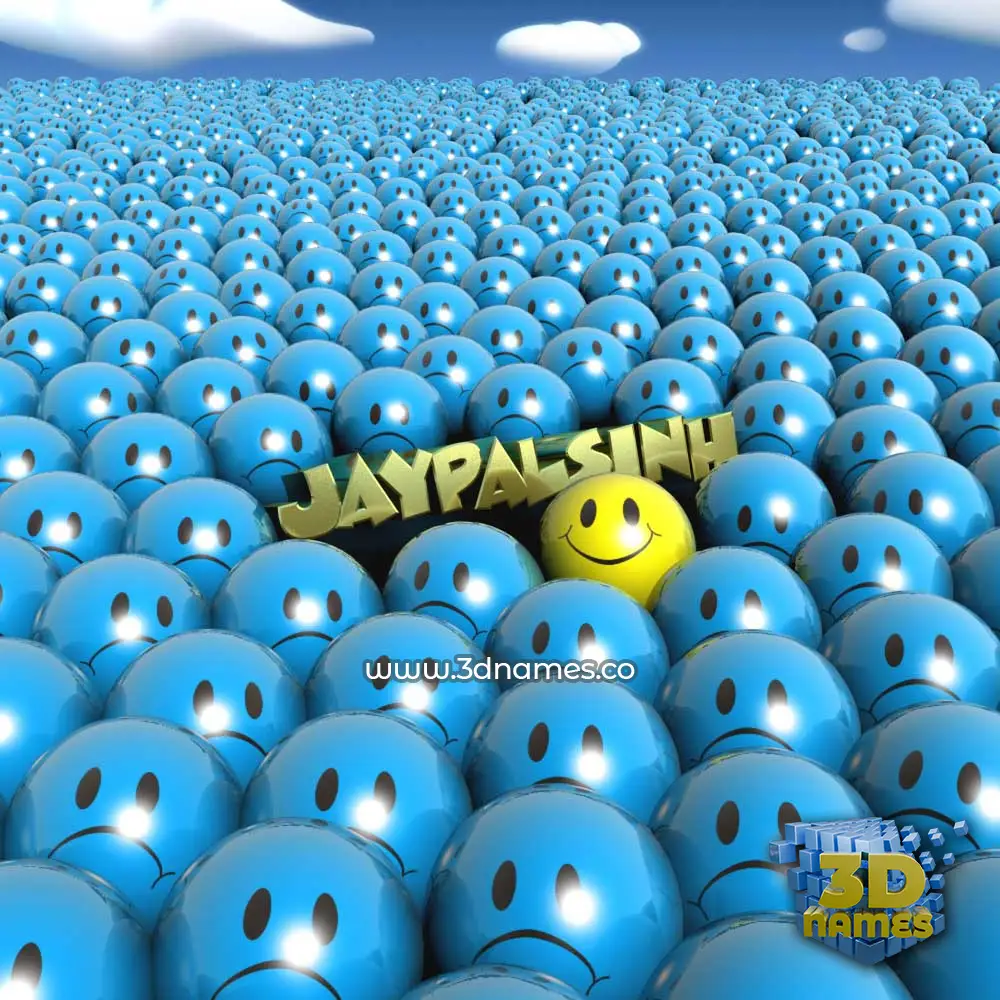 jaypalsinh in Special Smileys style - 3D name wallpaper
