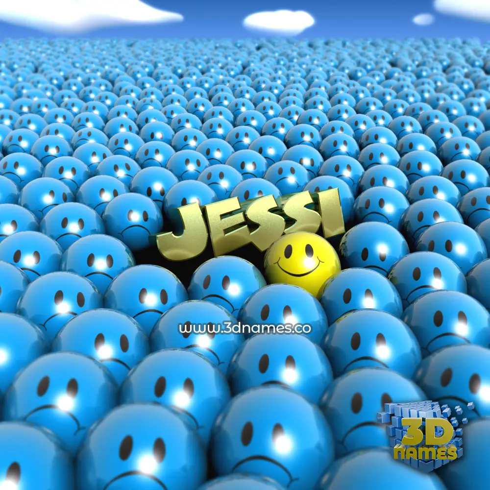 jessi in Special Smileys style - 3D name wallpaper