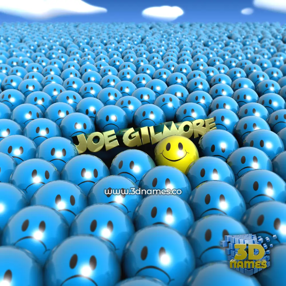 joe gilmore in Special Smileys style - 3D name wallpaper