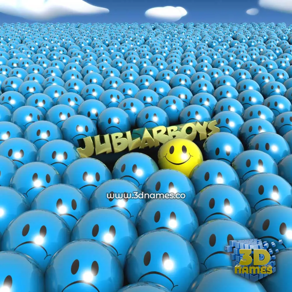 jublarboys in Special Smileys style - 3D name wallpaper
