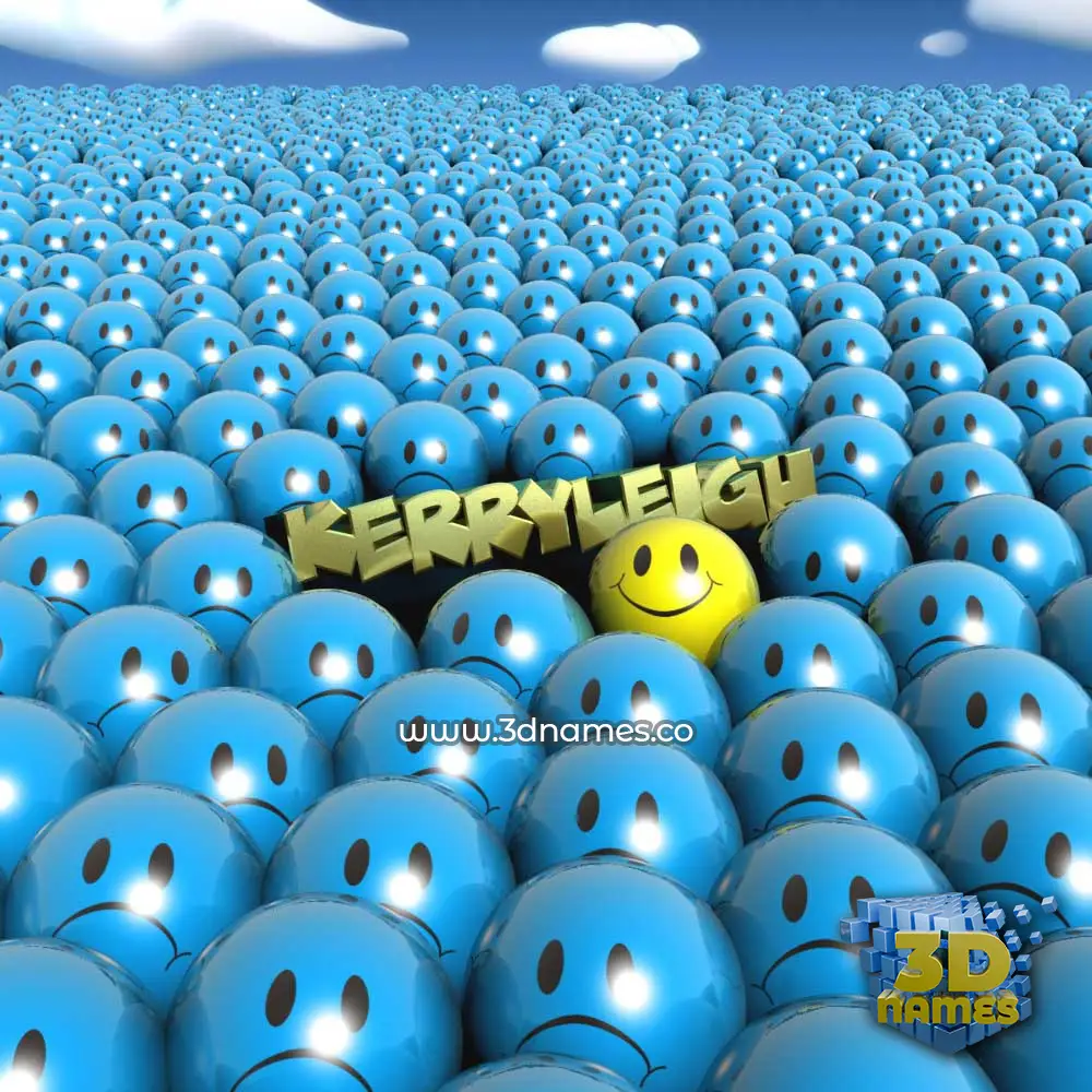 kerryleigh in Special Smileys style - 3D name wallpaper