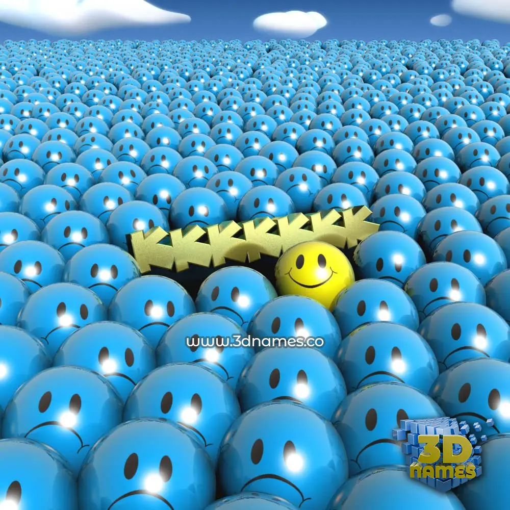 kkkkkkk in Special Smileys style - 3D name wallpaper