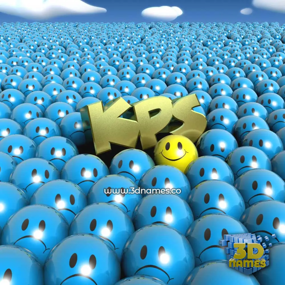 kps in Special Smileys style - 3D name wallpaper