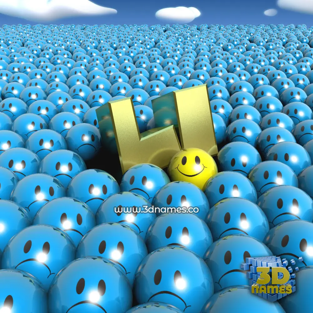 li in Special Smileys style - 3D name wallpaper