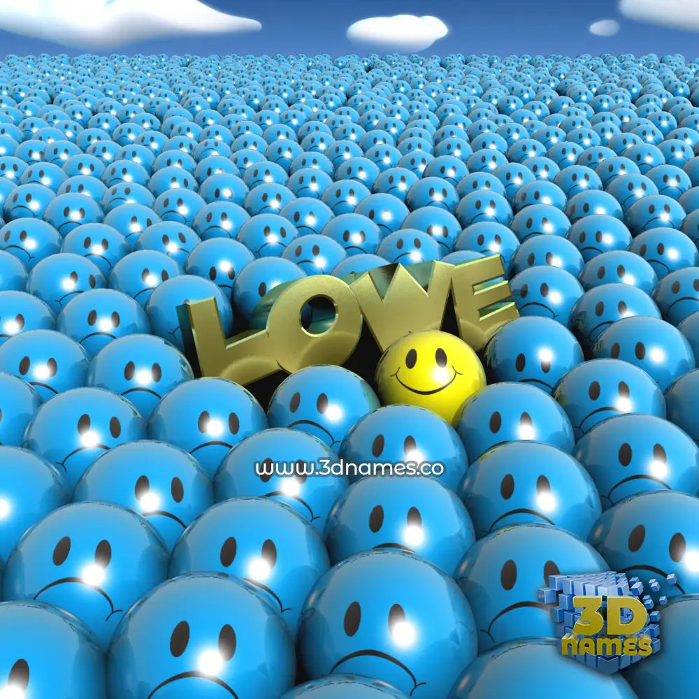lowe in Special Smileys style - 3D name wallpaper
