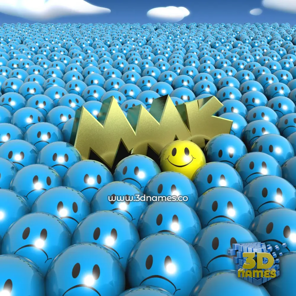 mmk in Special Smileys style - 3D name wallpaper