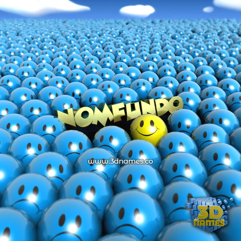 nomfundo in Special Smileys style - 3D name wallpaper