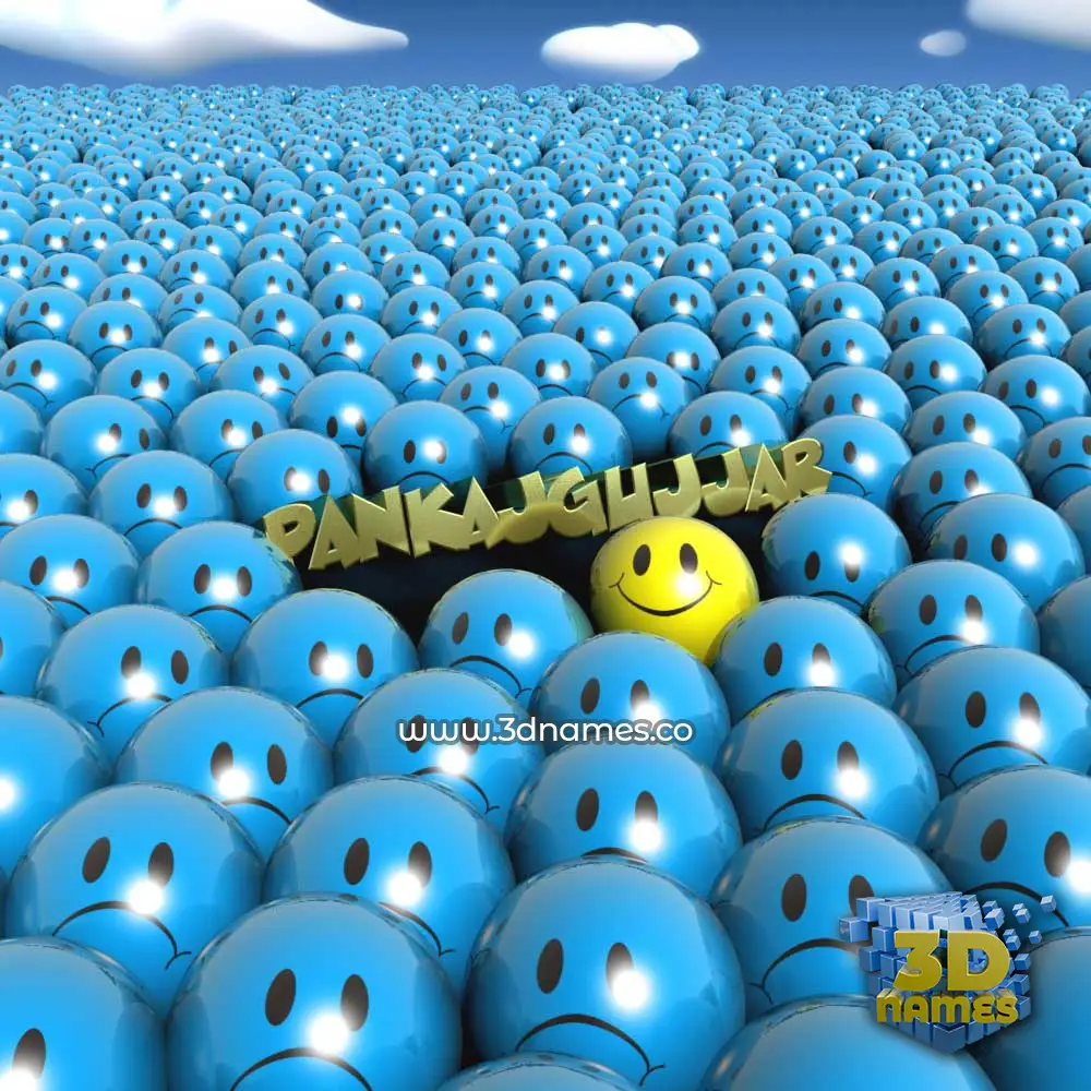 pankajgujjar in Special Smileys style - 3D name wallpaper