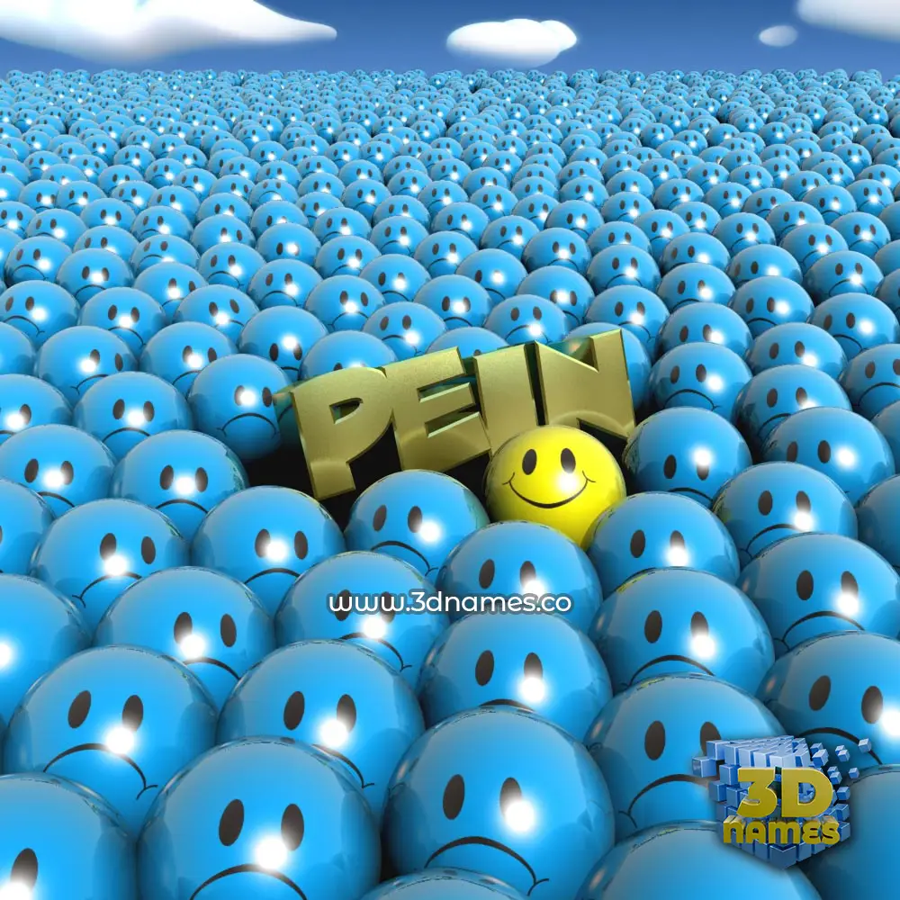 pein in Special Smileys style - 3D name wallpaper