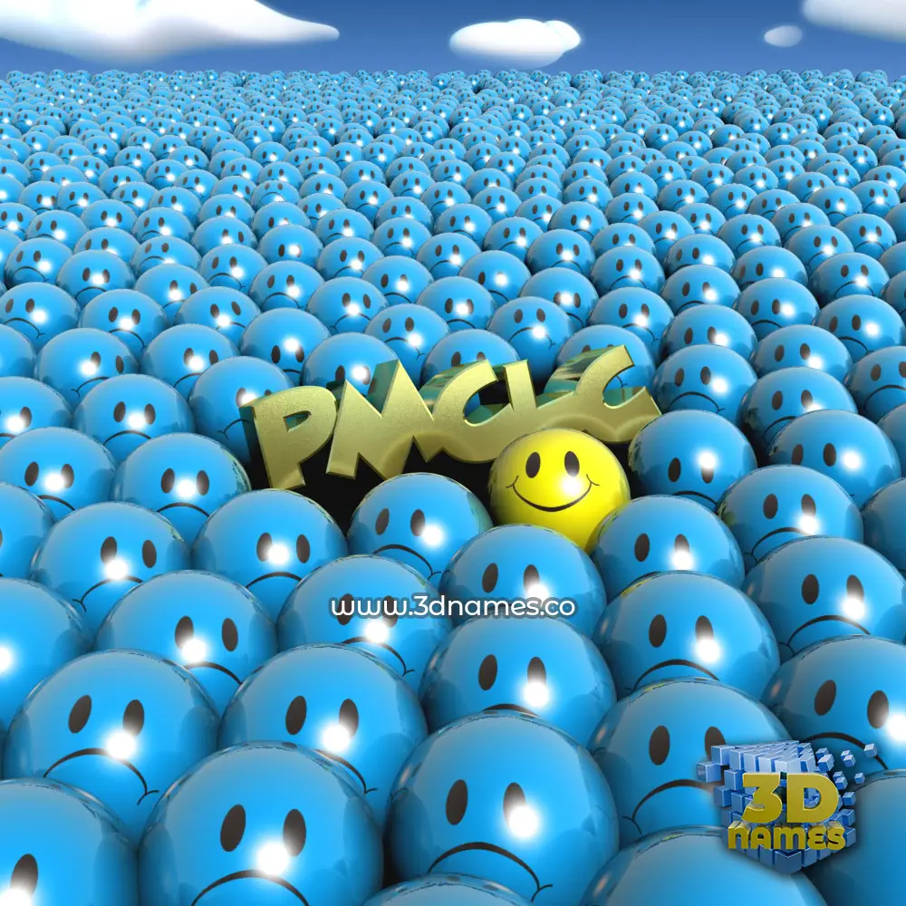 pmclc in Special Smileys style - 3D name wallpaper