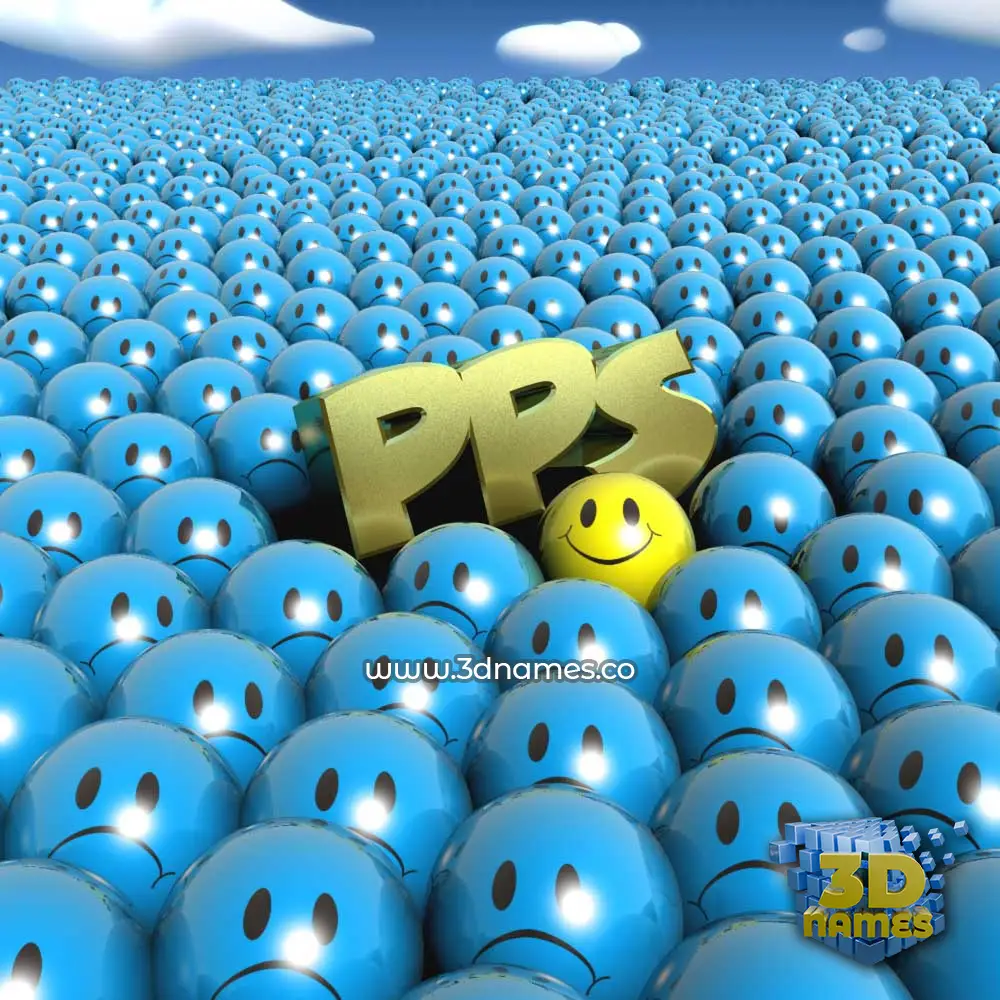 pps in Special Smileys style - 3D name wallpaper
